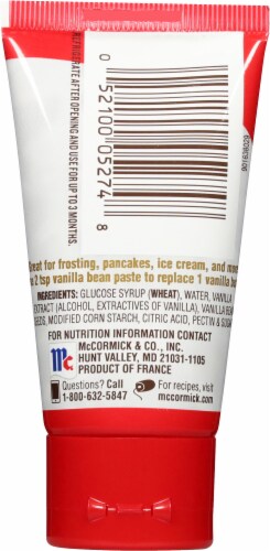 McCormick® Vanilla Bean Paste Tube Perspective: back