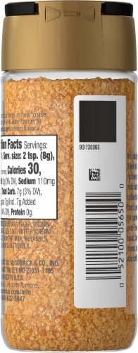 McCormick® English Toffee Finishing Sugar Perspective: back