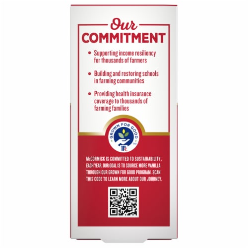 McCormick Pure Vanilla Extract Perspective: back