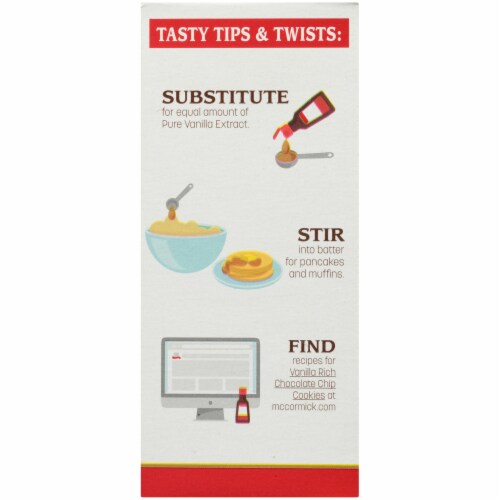 McCormick® Premium Imitation Vanilla Flavor Perspective: back