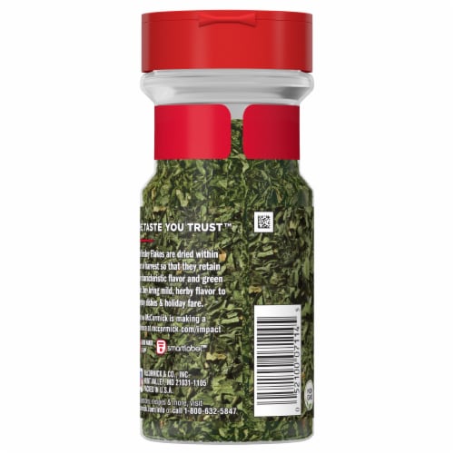 McCormick Parsley Flakes Perspective: back