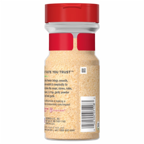 McCormick® Garlic Powder Perspective: back