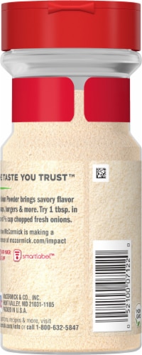 McCormick® Onion Powder Perspective: back