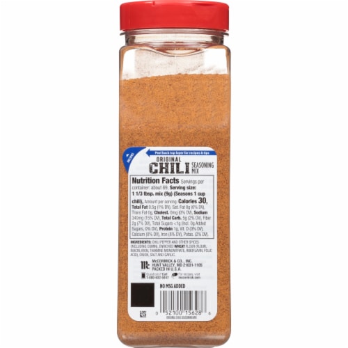 McCormick® Gluten-Free Chili Seasoning Mix, 1 oz - Kroger