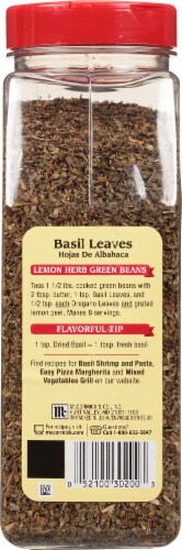 McCormick® Basil Leaves Perspective: back