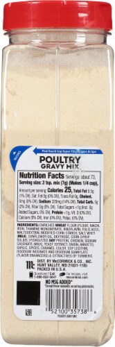 McCormick Poultry Gravy Mix Shaker Perspective: back