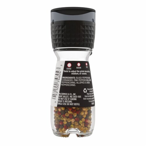 McCormick Peppercorn Medley Grinder Perspective: back