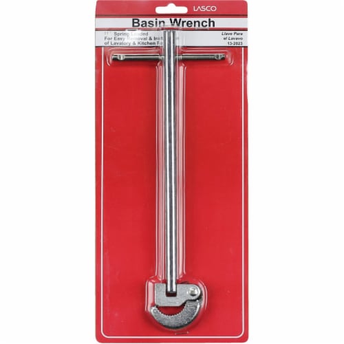 Lasco Faucet/Sink 11 In. Basin Wrench 13-2023 Perspective: back