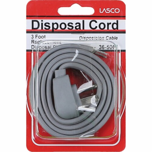 Lasco Power Disposer Power Cord 36-5001 Perspective: back