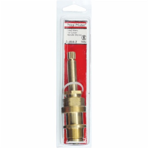 Lasco Price Pfister No. 5042 Cold Brass Bathtub Stem S-804-2 Perspective: back