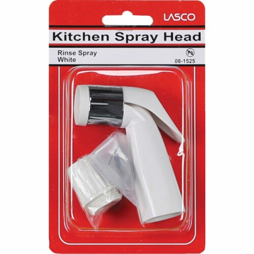 Lasco Universal Fit White Sprayer Head 08-1525 Perspective: back