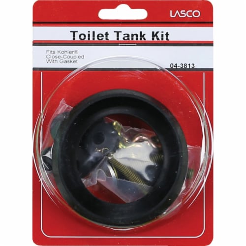 Lasco Kohler Tank To Bowl 3 Bolt Kit with Rubber Washer 043813, 5/16In