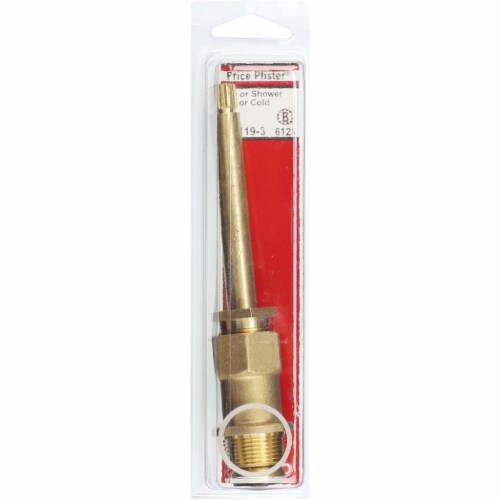Lasco Price Pfister #6123 Hot/Cold Brass Bathtub Stem S-1119-3 Perspective: back
