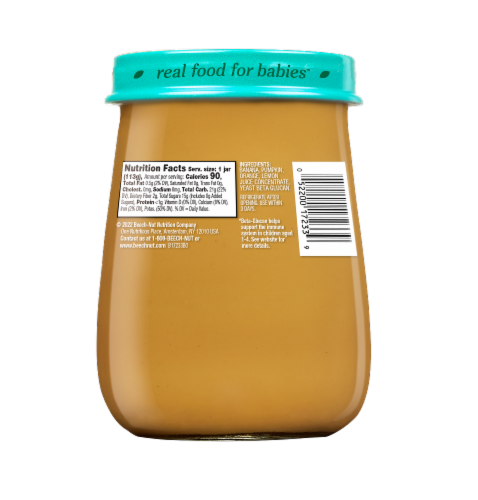 Beech-Nut® Naturals Banana Pumpkin Orange Stage 1 Baby Food