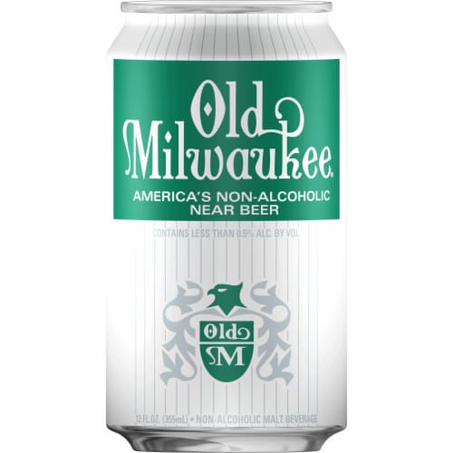 Old Milwaukee® Non-Alcoholic Beer Perspective: back