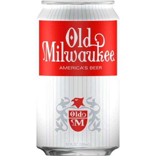 Old Milwaukee Lager Domestic Beer Perspective: back