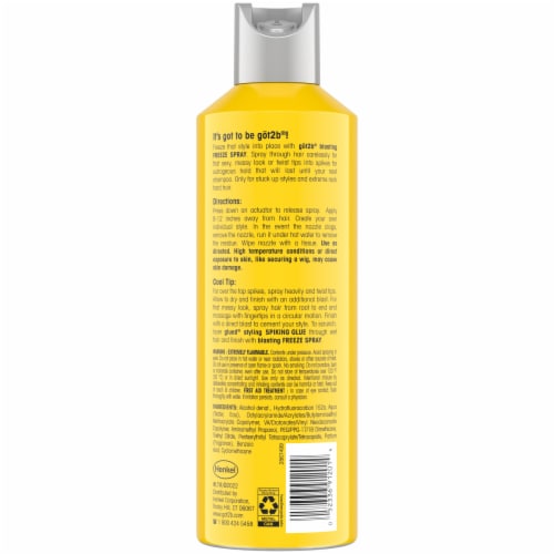 Göt2b Glued Blasting Freeze Hair Spray Perspective: back