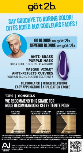 got2b® Bleach It Permanent Hair Color - 00A Ultra Platinum Perspective: back