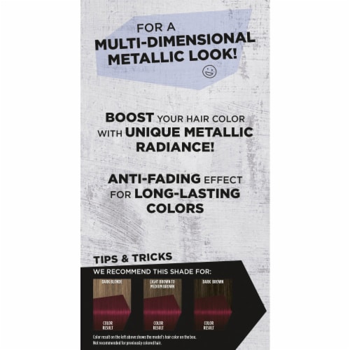 got2b® Metallics M68 Dark Ruby Hair Color Perspective: back