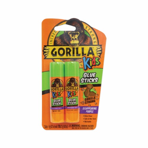 Gorilla® Kids Glue Sticks - Disappearing Purple Perspective: back