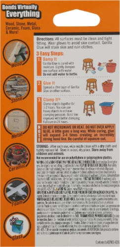 Gorilla Glue® Original Adhesive Perspective: back