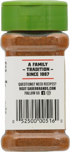 Sauer's® Fried Chicken Seasoning Perspective: back
