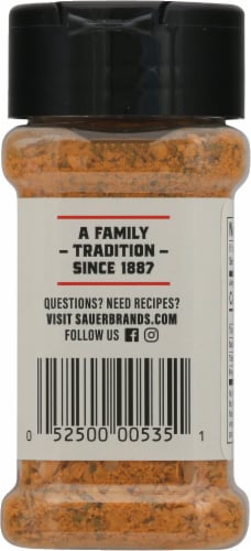 Sauer's® Chicken Rub Seasoning Perspective: back