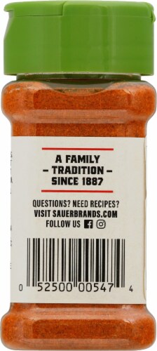 Sauer's® Seasoned Meat Tenderizer Perspective: back