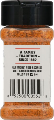 Sauer's® Steak Rub Seasoning Perspective: back
