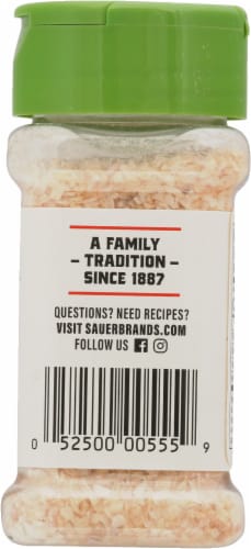 Sauer's® Minced Onion Perspective: back