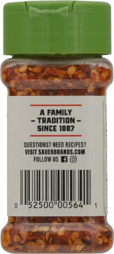 Sauer's® Crushed Red Pepper Perspective: back