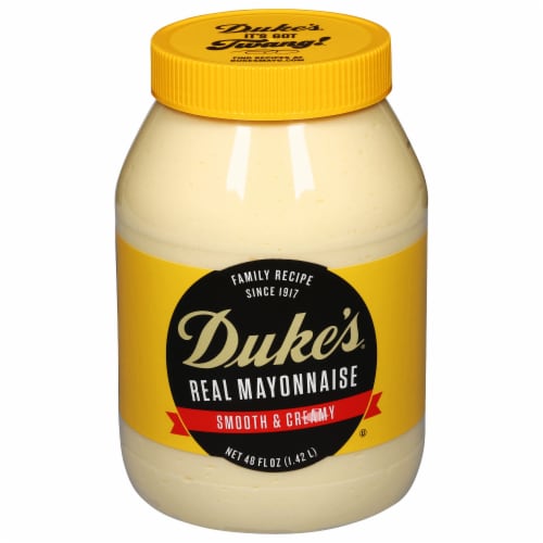Duke's® Real Mayonnaise, 48 oz Jar, Smooth & Creamy Mayo Perspective: back