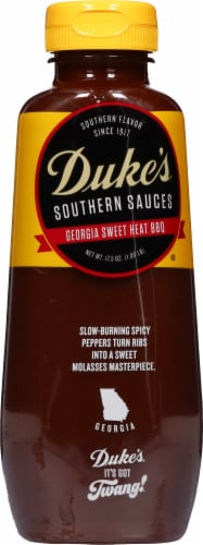 Duke's Georgia Sweet Heat BBQ Sauce Perspective: back