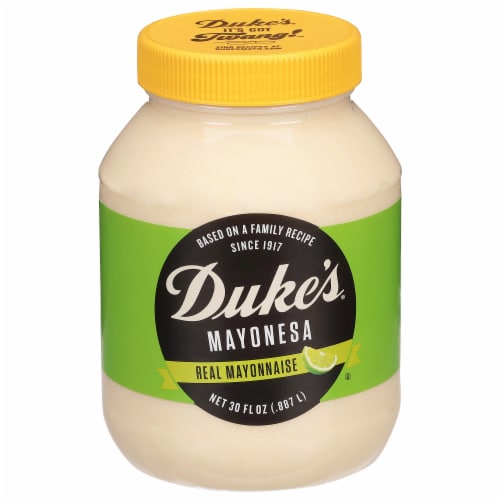 Dukes Mayonnaise, Hint of Lime, Smooth & Creamy - 30oz Jar Perspective: back