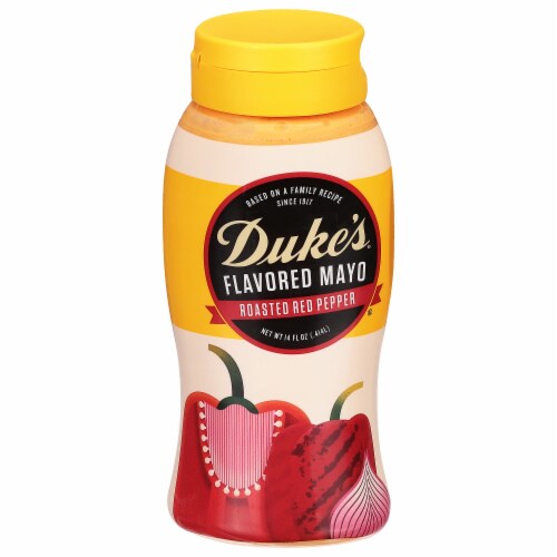 Duke's Mayonnaise Fire Roasted Red Pepper Flavored Mayo Perspective: back