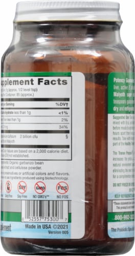 Natren Bifido Factor 2 Probiotic Dairy Free Powder Perspective: back