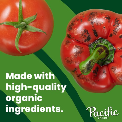 Pacific Foods™ Organic Roasted Red Pepper & Tomato Soup Perspective: back