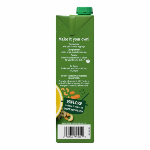 Pacific Foods® Organic Cashew Carrot Ginger Soup Perspective: back