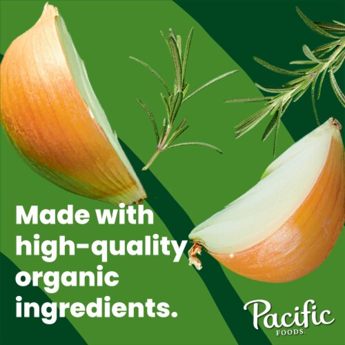 Pacific Foods® Organic Low Sodium Free Range Chicken Broth Perspective: back