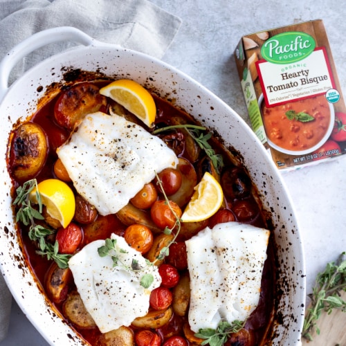 Pacific Foods™ Organic Hearty Tomato Bisque Soup Perspective: back