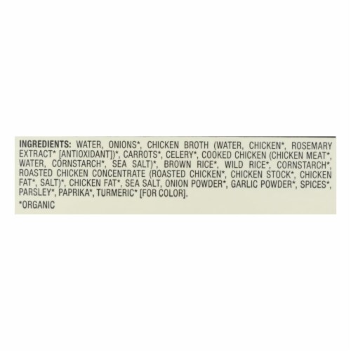 Pacific Foods™ Organic Chicken & Wild Rice Soup Perspective: back