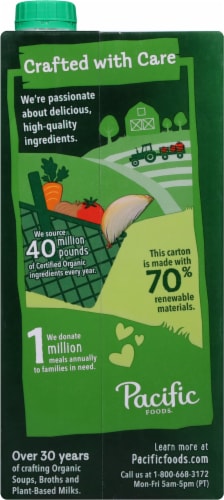Pacific Foods® Organic Chicken Bone Broth Perspective: back