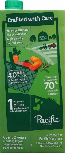 Pacific Foods® Organic Chicken Stock Perspective: back