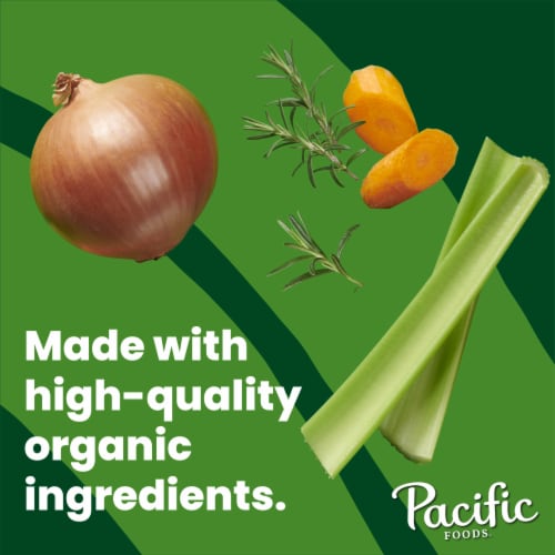 Pacific Foods® Organic Unsalted Chicken Stock Perspective: back