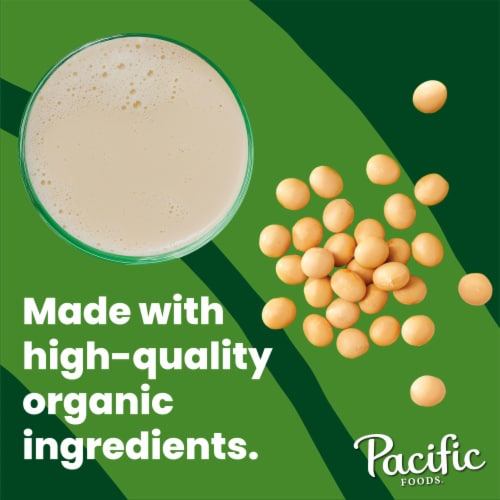 Pacific Foods™ Organic Soy Original Unsweetened Plant-Based Beverage Perspective: back