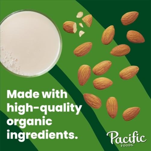 Pacific Foods® Unsweetened Organic Almond Milk Perspective: back