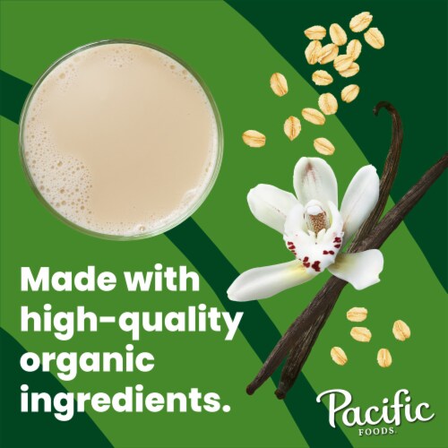 Pacific Foods™ Organic Vanilla Plant-Based Oat Beverage Perspective: back