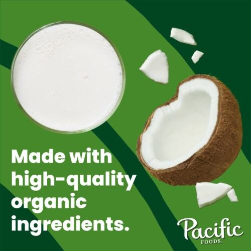Pacific Foods™ Organic Original Sweetened Coconut Plant-Based Beverage Perspective: back