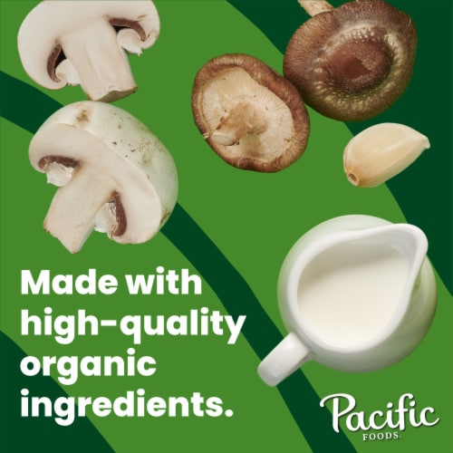 Pacific Foods® Organic Gluten Free Cream of Mushroom Condensed Soup Perspective: back