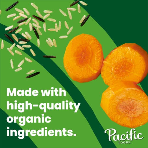 Pacific Foods Organic Wild Rice Chicken Soup Perspective: back